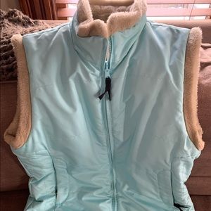 Reversible fleece Orage vest, size medium.